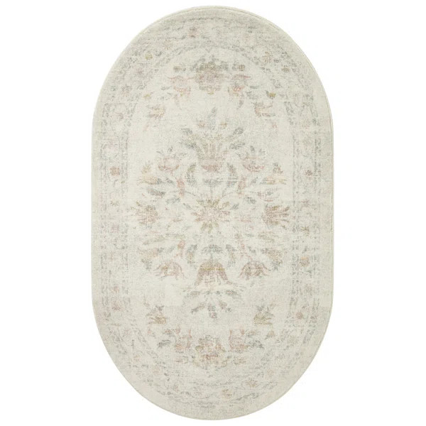 Rifle Paper Co. x Loloi Courtyard Yellow / Multi Area Rug feat. CloudPile | Wayfair | Wayfair North America