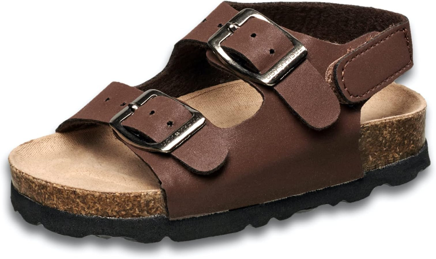 Lucky Brand Toddler Unisex Baby Boy Blanc Double Strap Casual Toddlers Sandals with Velcro Closur... | Amazon (US)