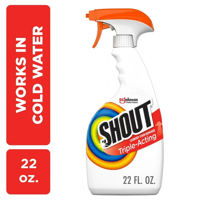 Shout Triple-Acting, Laundry Stain Remover, 22 Ounce | Walmart (US)