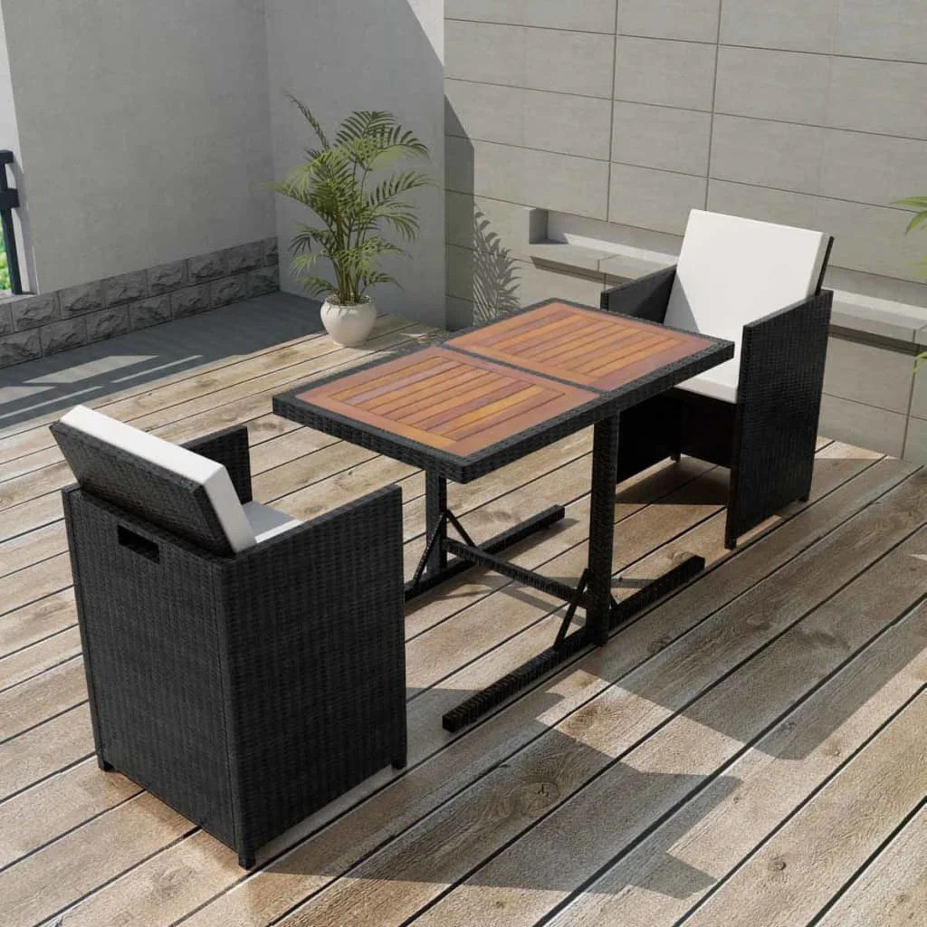 Marbleton Rectangular 2 - Person Dining Set with Cushions | Wayfair North America