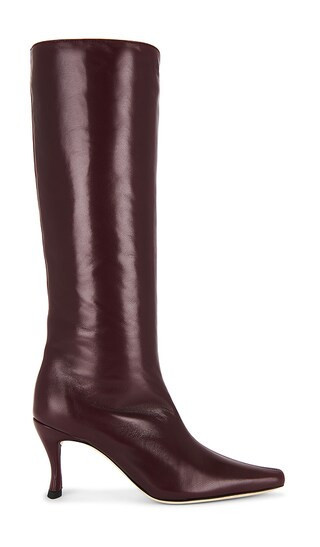 BY FAR Stevie 42 Boot in Burgundy. - size 40 | Revolve Clothing (Global)