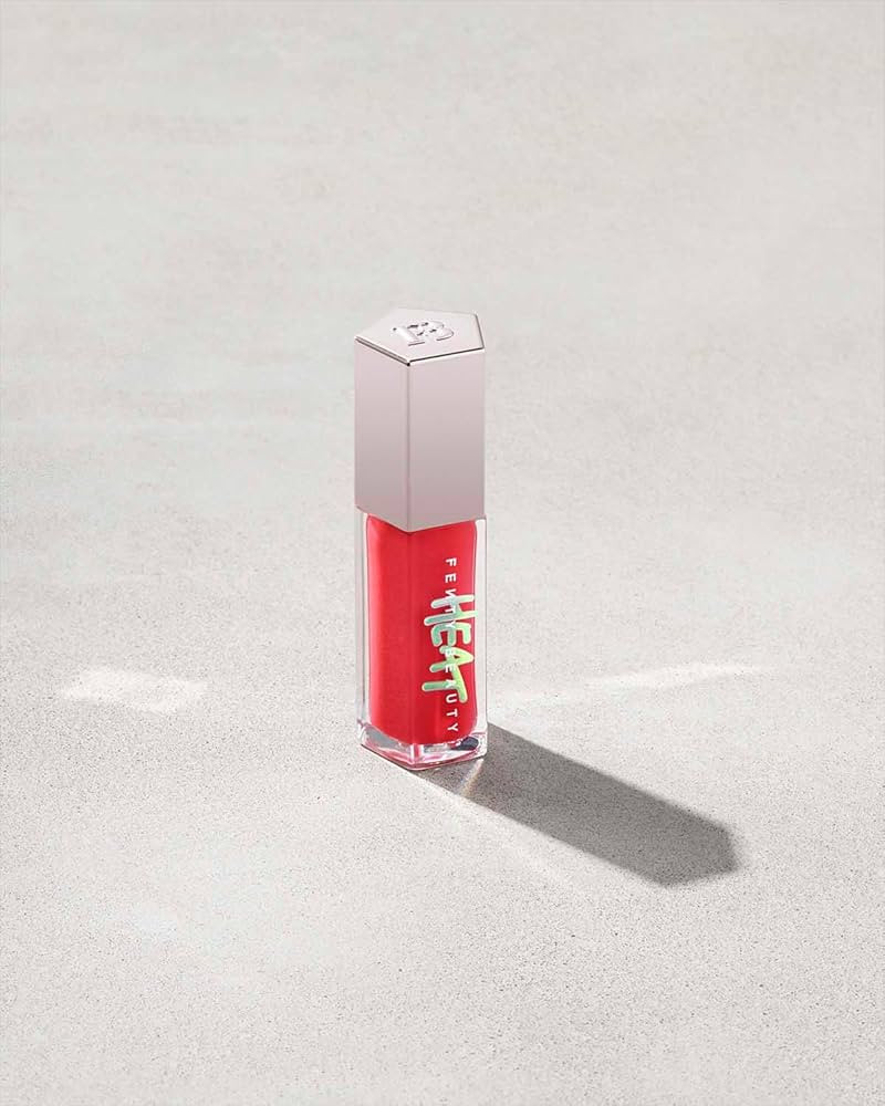 FENTY BEAUTY Gloss Bomb Heat Lip Luminizer and Plumper, Rihanna Hot Cherry., 0.3 Fl Oz (Pack of 1... | Amazon (US)