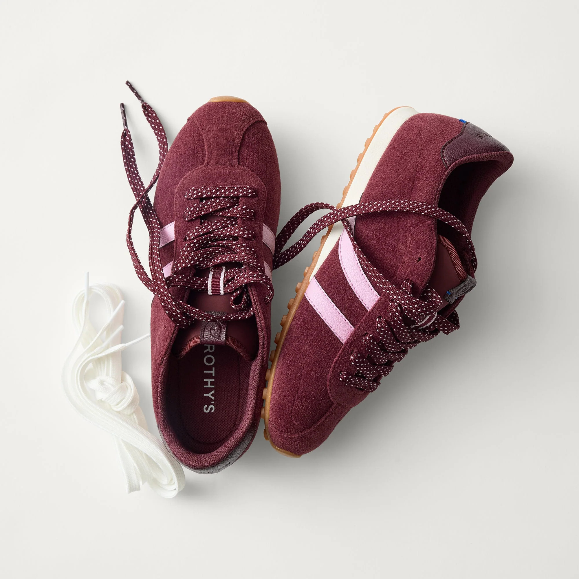 Women's Ivy Sneaker in ReVelvet\u2122 Syrah | Rothy's | Rothy's