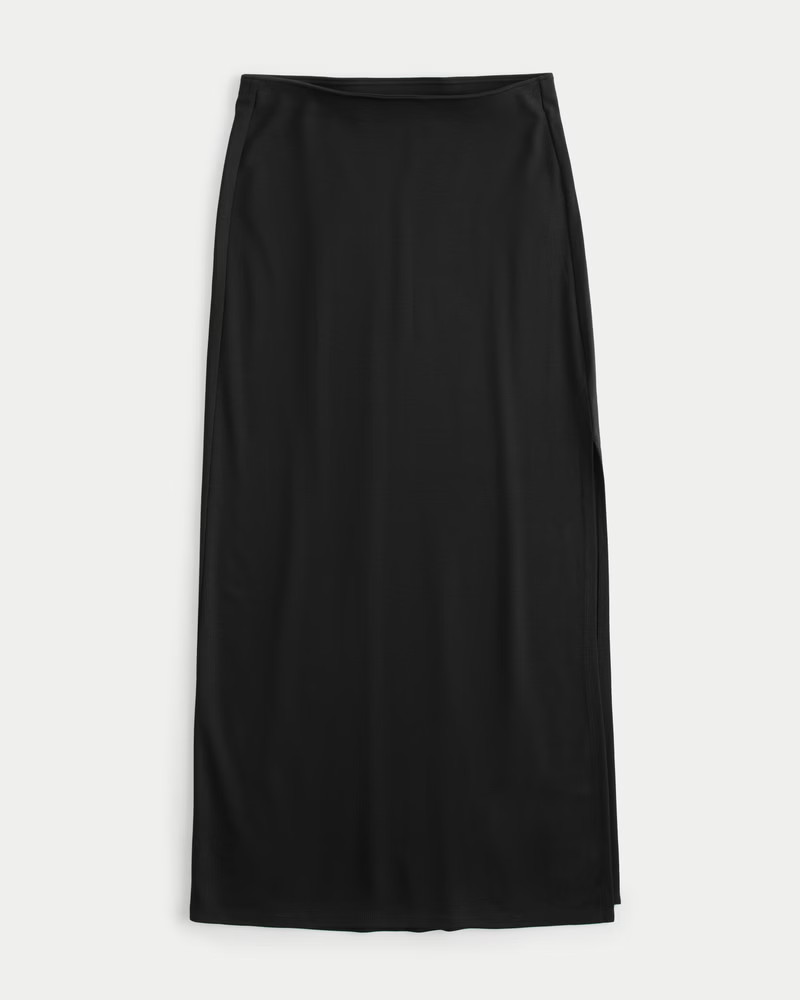 Women's Adjustable Rise Knit Maxi Skirt | Women's Bottoms | HollisterCo.com | Hollister (US)