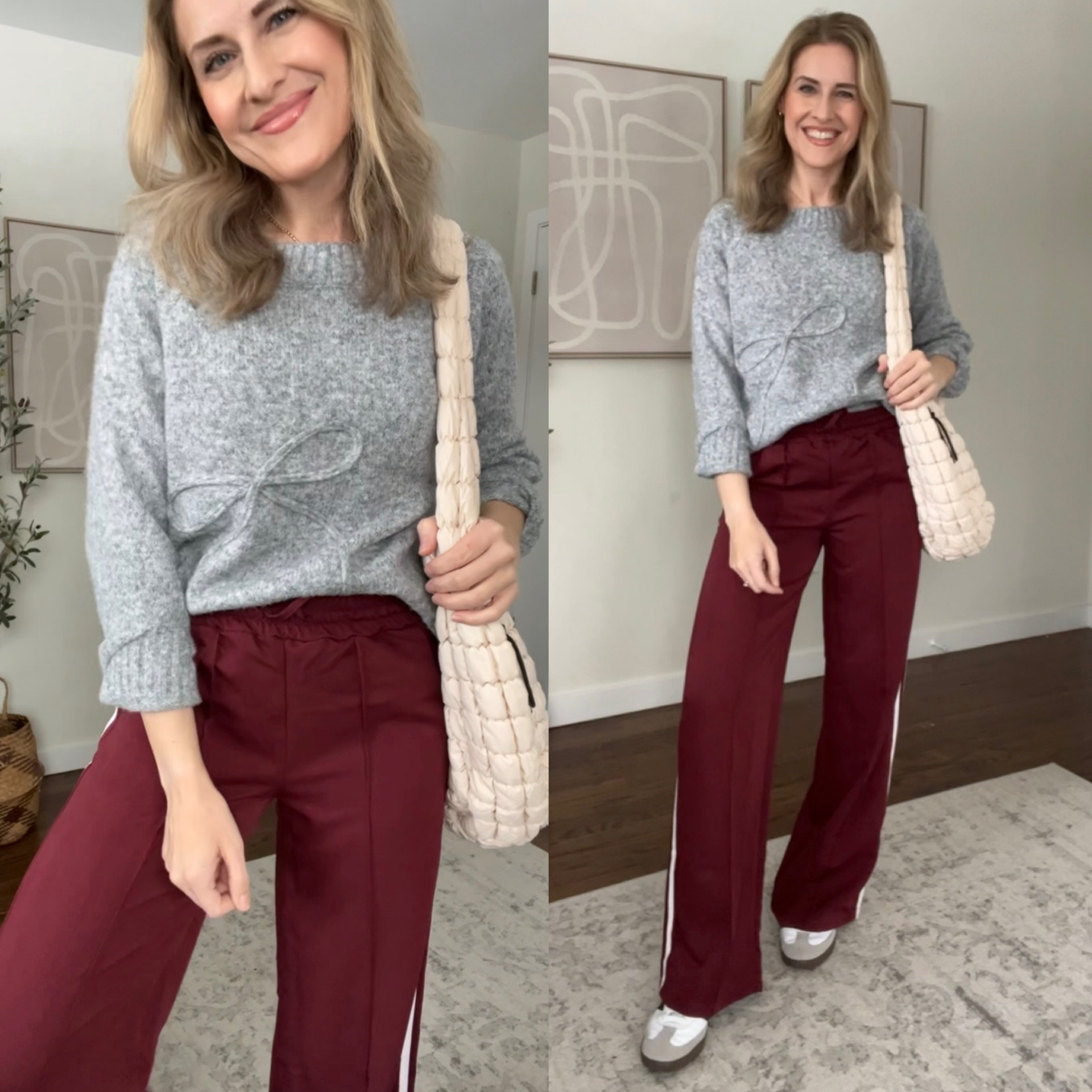 New to me brand Easy Clothes gifted me these track pants, great fit and fabric, comfy elastic pull on style, got my true to size small and I love the length too. Color is fab! #walmartfashion #walmartfinds 

#LTKootd #LTKOver40