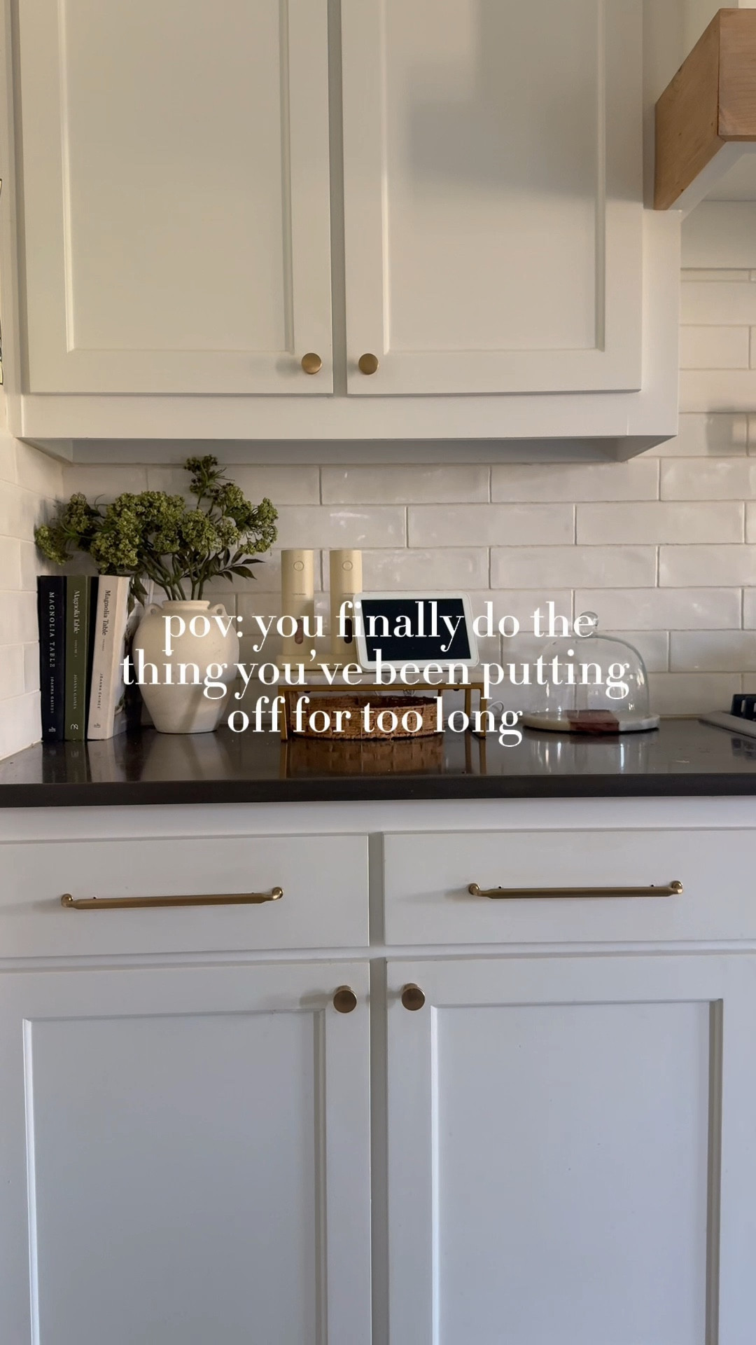 Gold kitchen cabinet knobs and handles from Amazon // kitchen upgrade // cabinet hardware // gold pot filler // champagne bronze 

#LTKHome