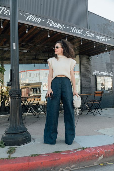 The comfiest linen pants for spring and summer. I paired them with a sleeveless sweater and gold sunnies. 

#LTKfindsunder100 #LTKSeasonal #LTKstyletip