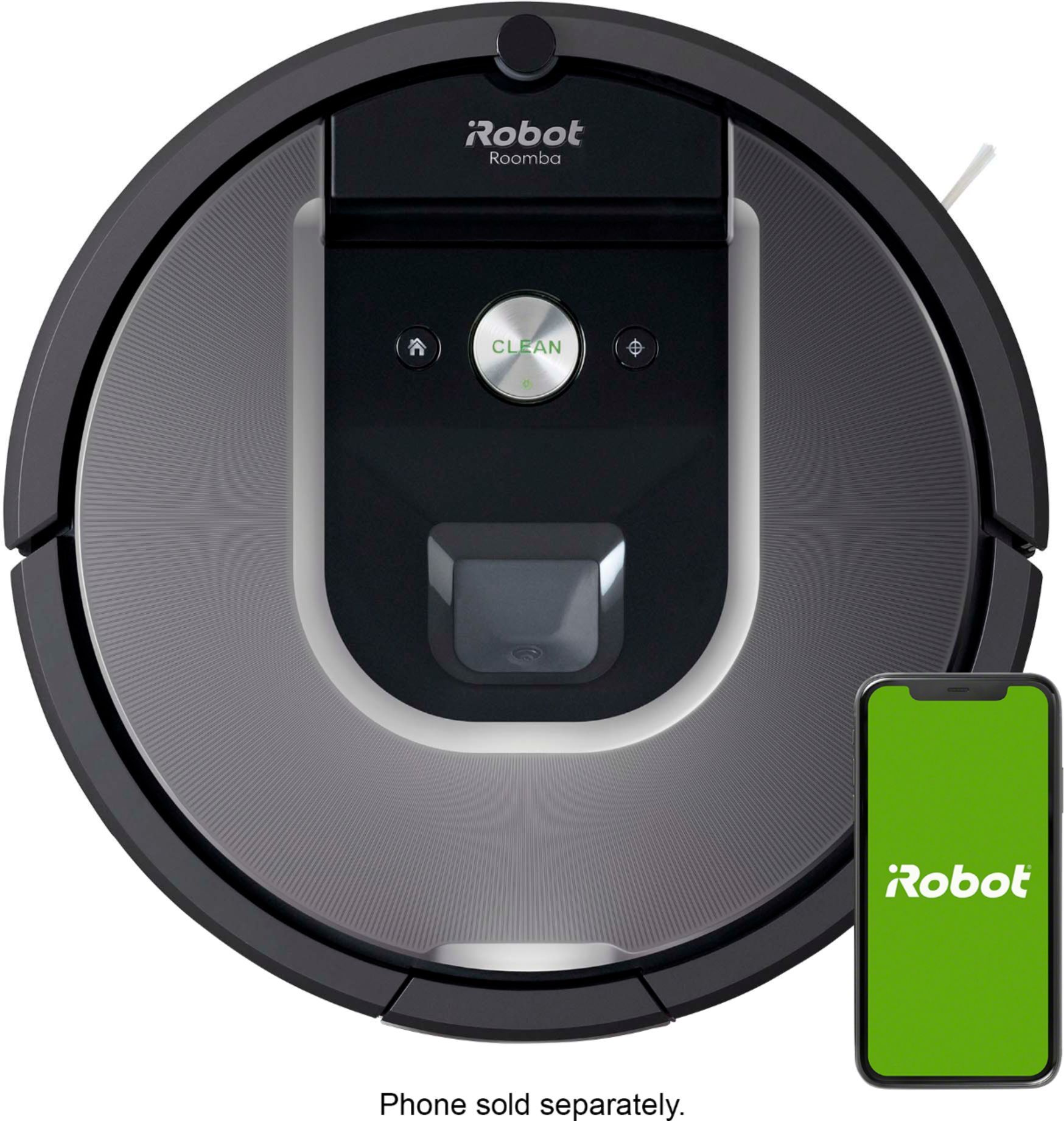 iRobot Roomba 960 Wi-Fi Connected Robot Vacuum Gray R960020 - Best Buy | Best Buy U.S.