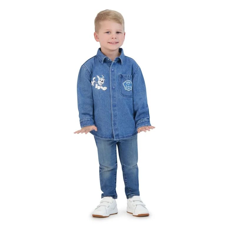 Paw Patrol Toddler Boy Shacket, Sizes 12M-5T | Walmart (US)