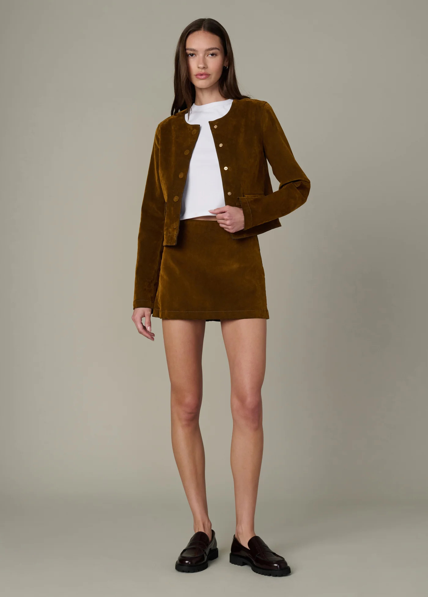 THE MINI SKIRT FLOCKED | JOES