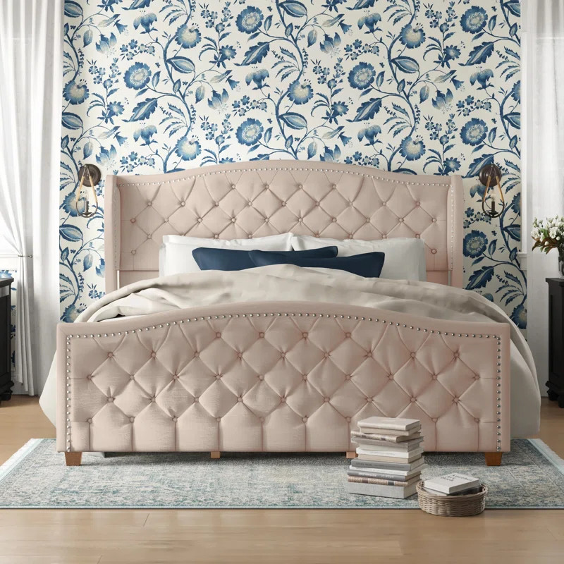 Marlon Tufted Upholstered Standard Bed | Wayfair North America