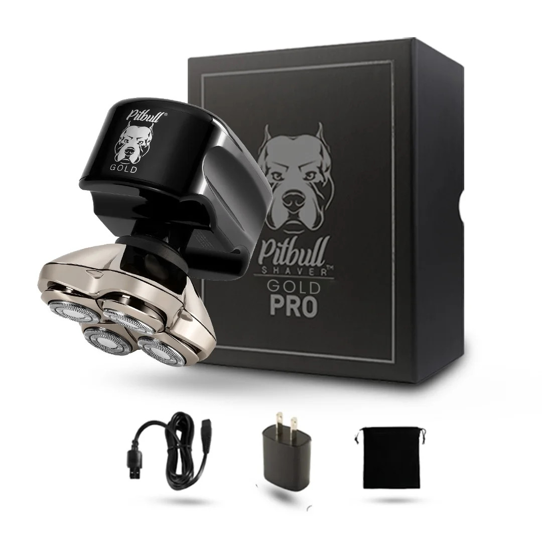 Skull Shaver Pitbull Gold PRO Head and Face Shaver: Ultimate Grooming Kit for Men, 5-in-1 Premium... | Walmart (US)