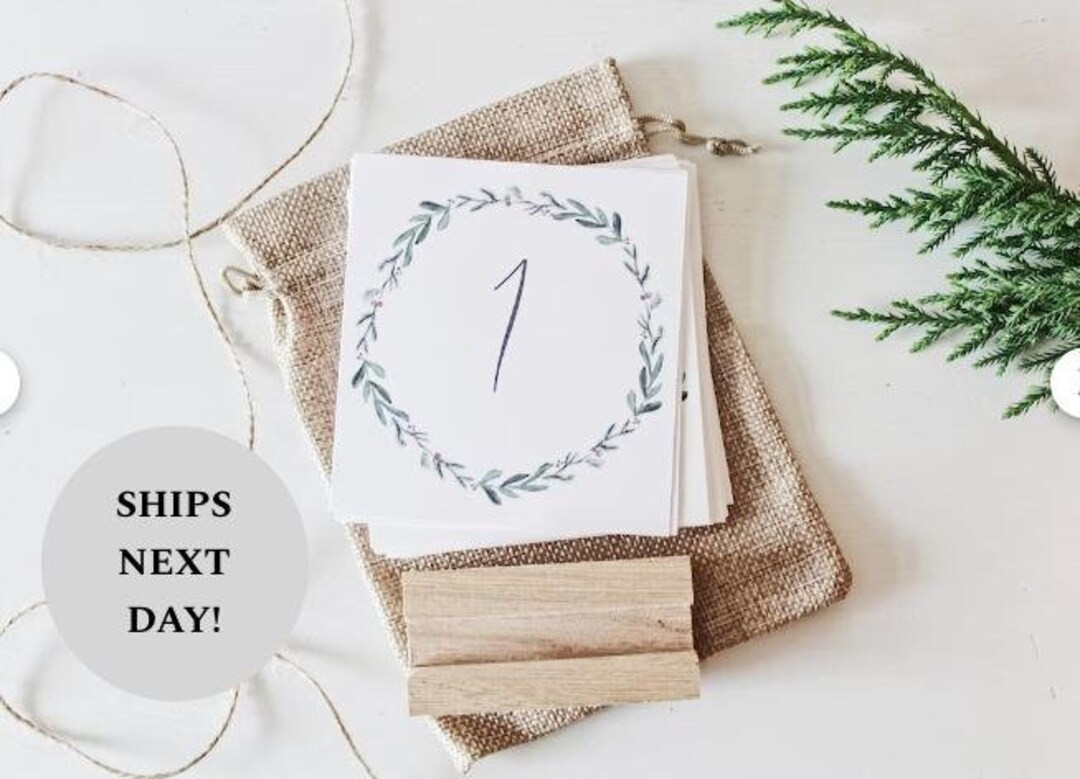 Christmas Advent Calendar Scripture Cards Set of 25 With Wood Stand Christmas Story Countdown - E... | Etsy (US)