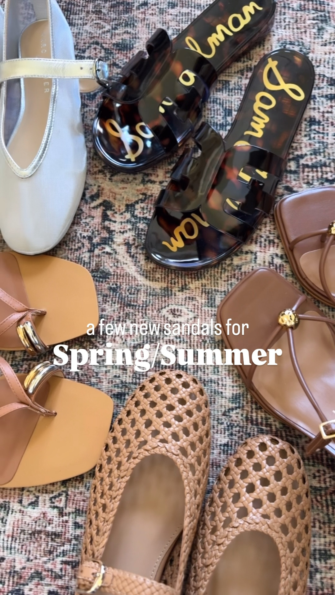 A few new sandals for Spring & Summer. Warm getaway. Resort style. 
All fit TTS

#LTKSeasonal #LTKOver40