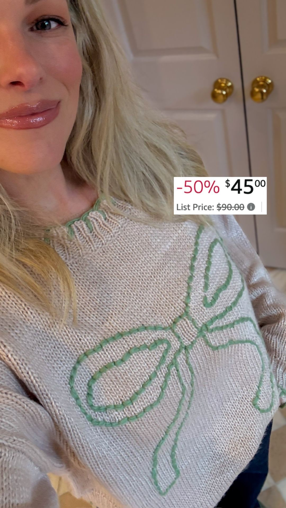 Cute Christmas sweater on sale for a hidden deal under $50!

#LTKFindsUnder50 #LTKootd #LTKHoliday