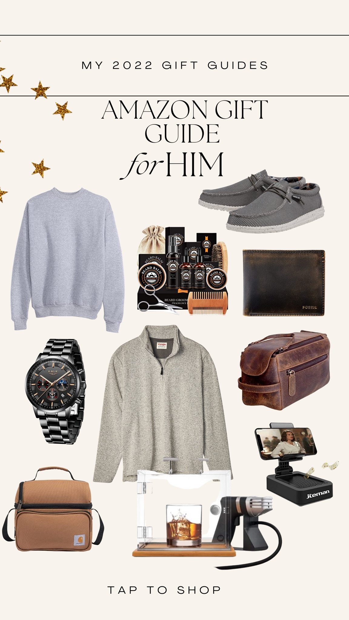 A gift guide for Him 

#LTKunder100 #LTKSeasonal #LTKHoliday