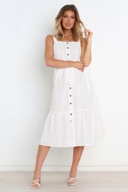 Indianna Dress - White | Petal & Pup (US)