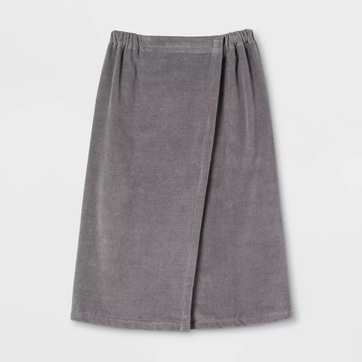 Bath Body Wrap Gray - Room Essentials™: Cotton Terry Shower Wrap, Hook & Loop Closure, OEKO-TEX... | Target