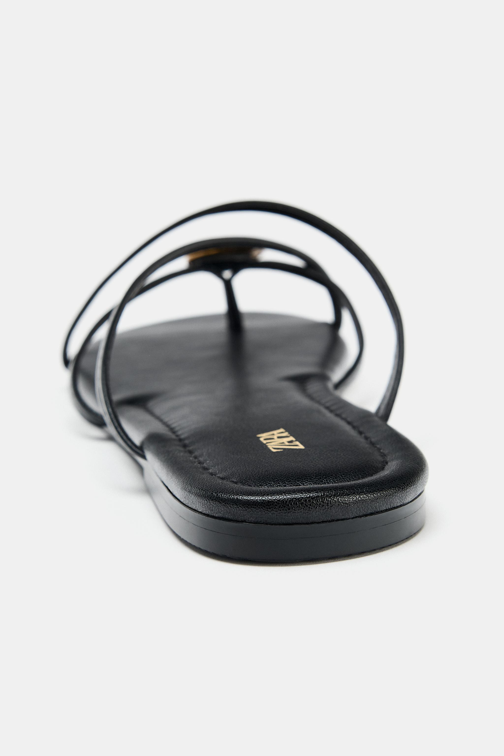 MULTI-STRAP FLAT SANDALS | Zara US