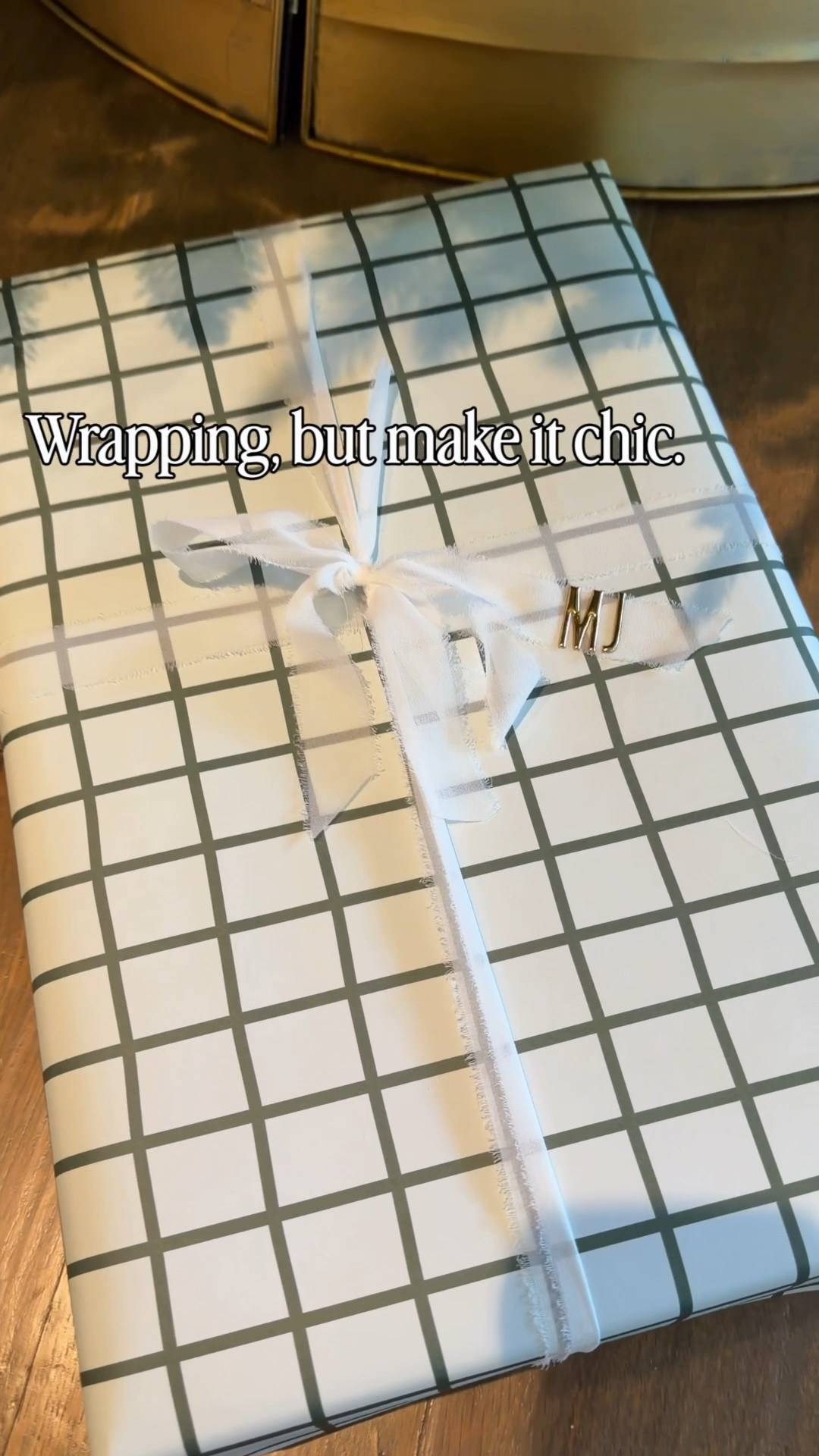 Wrapping gifts is one of those things I actually love when the tools are right 🤍
This paper from Joy Creative Shop is stunning on its own, but the real MVP is the Scotch tape runner — double sided, clean lines, no fighting tape, no fingerprints everywhere.

And adding the little gold letters to the ribbon? Takes it from “wrapped” to wow, you tried in about 10 seconds.

Everything I used is linked — easy upgrades that make gifts feel extra without extra effort.

#LTKHome #LTKHoliday #LTKFindsUnder50