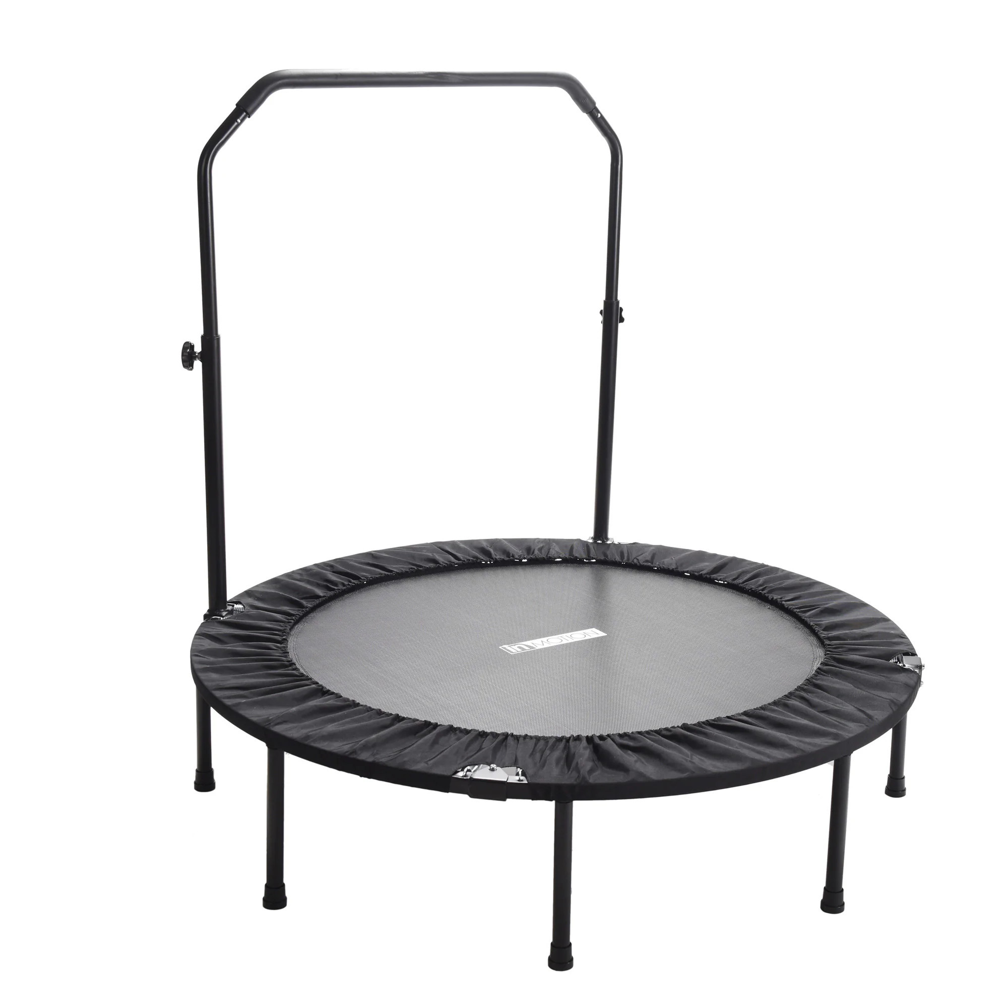 Stamina Products Stamina inMotion 48 Inches Round Fitness Trampoline with Adjustable Handlebars Black one_size | 411982 | Lowe's