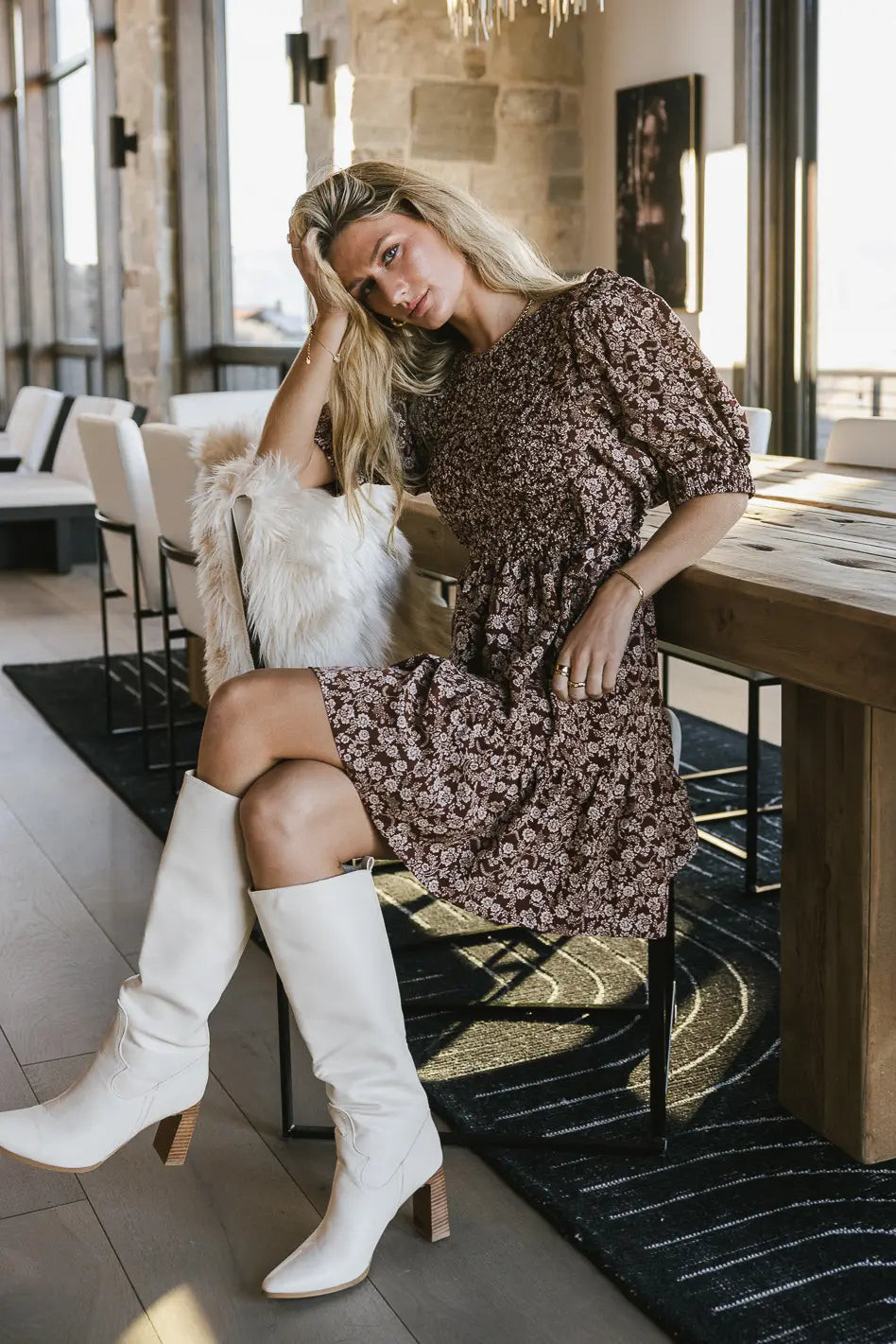 Maddie Smocked Floral Dress | Böhme US