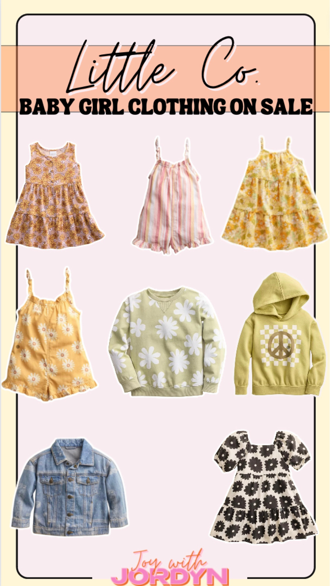 How cute is this line? It’s owned by Lauren Conrad - everything on sale and everything is $20 and under! Most is under $10!

Baby girl clothing, baby girl fall clothing, baby clothing on sale

#LTKbaby #LTKunder50 #LTKunder100