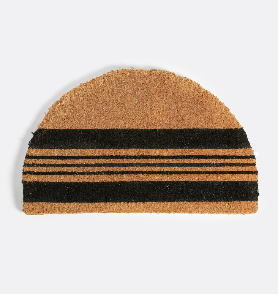 Horizontal Stripe Coir Doormat
 | Rejuvenation | Rejuvenation