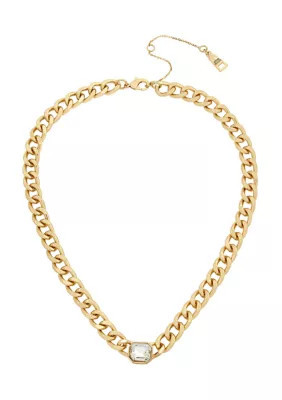 Steve Madden Stone Collar Necklace, 17 in | Belk