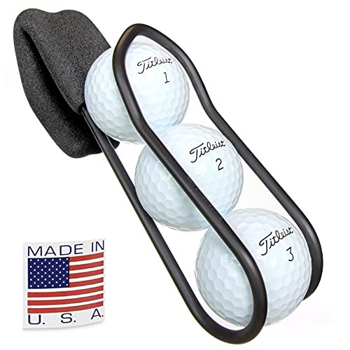 Golf Ball Holder - Pro with Quick-Draw Release (Black) | Amazon (US)