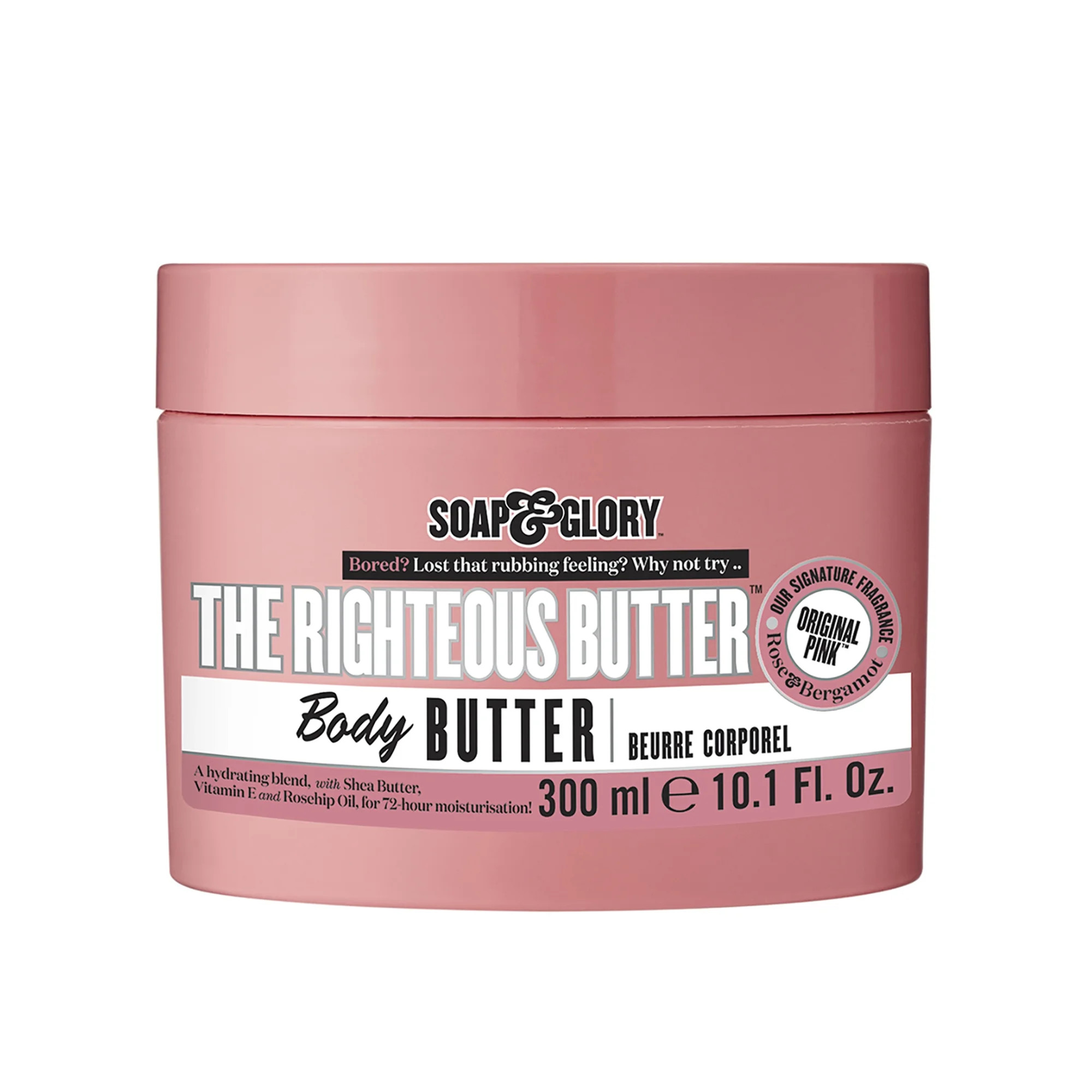 Soap & Glory The Righteous Butter Moisturizing Body Butter, Original Pink Scent, 10.1 oz | Walmart (US)