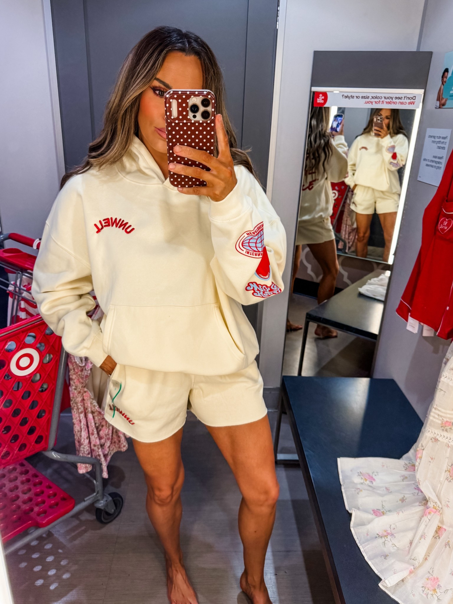 New at Target 
Shorts size medium hoodie large 

#LTKOver40 #LTKFindsUnder50 #LTKSaleAlert