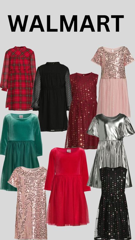 Walmart girls holiday dresses 
#walmart #girls #dress #holiday #fashion #trendy #style #affordable 

#LTKkids #LTKstyletip #LTKHoliday