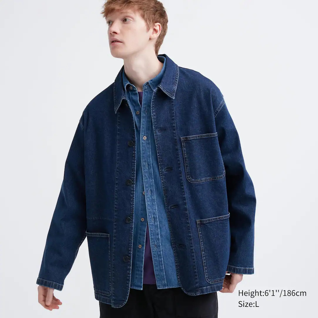 DENIM UTILITY JACKET | UNIQLO (UK)