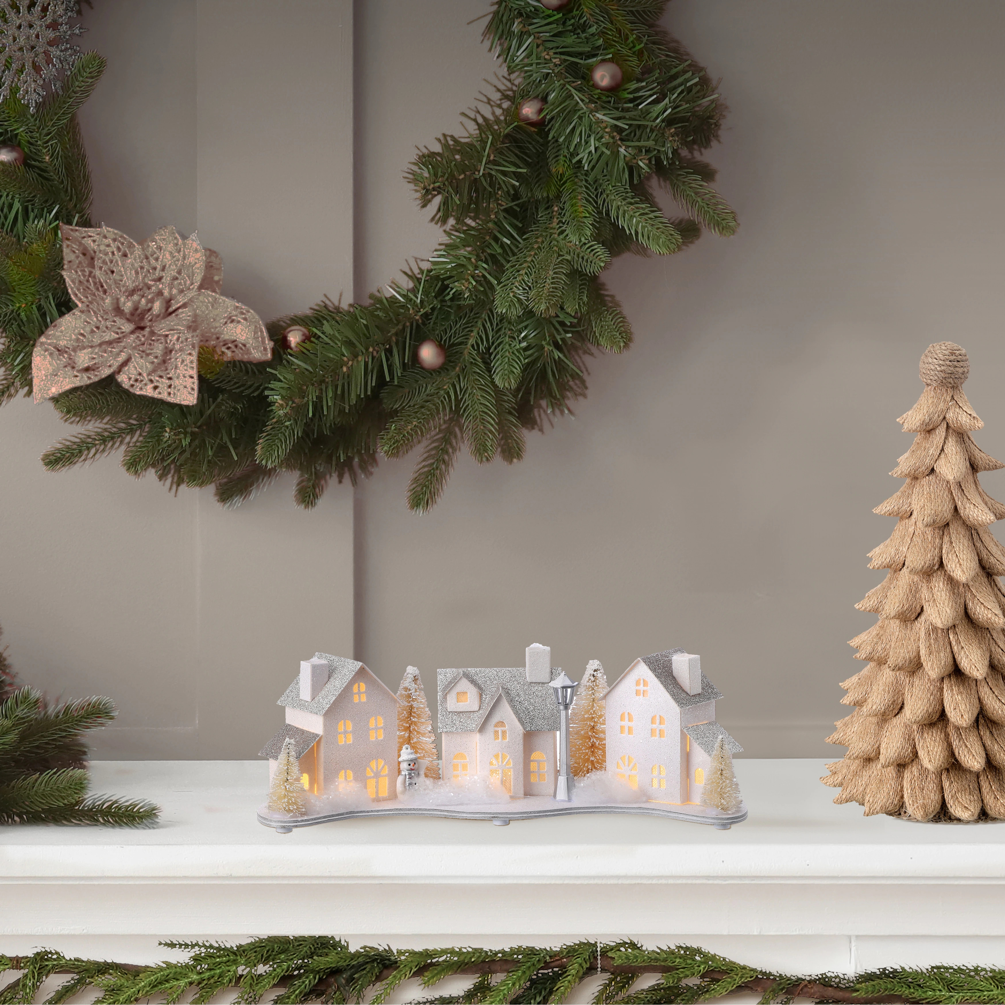 12" Cardboard Xmas In The Village | Bed Bath & Beyond