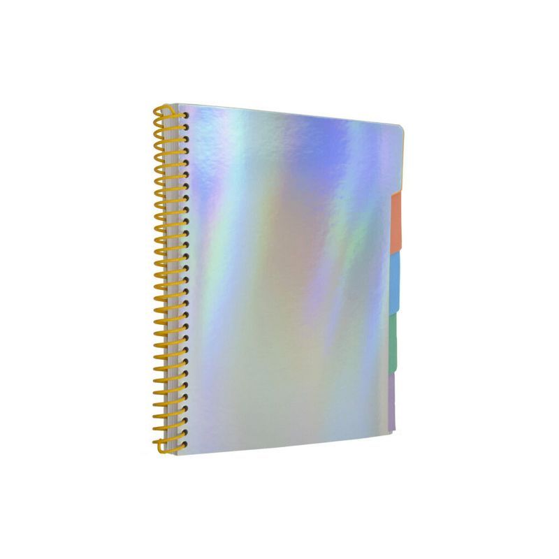 Post-it 200 Page Dot Grid Tabbed Notebooks 8"x10" Iridescent | Target