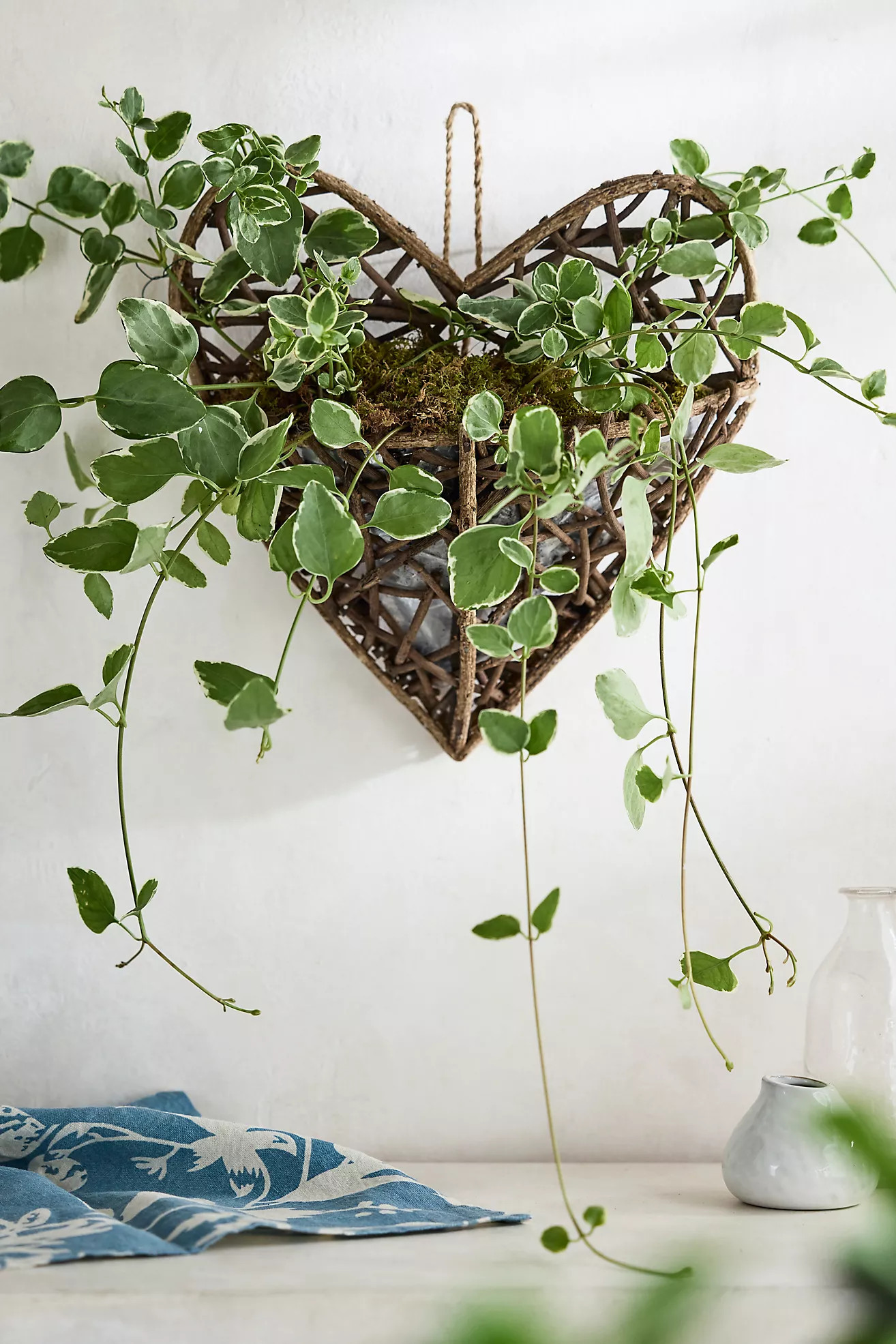 Hanging Twig Heart Planter | Anthropologie (US)
