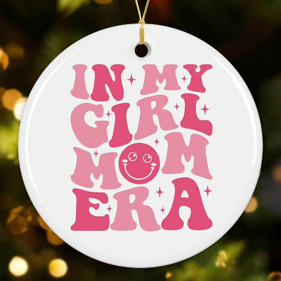 NewEleven New Mom Gifts for Girl Mom - Pregnancy Gifts, Gender Reveal Idea for Pregnant Mom, Expecting Mom, Mama, Mom to Be, Mommy to Be, First Time Mom - Ceramic Christmas Ornaments | Amazon (US)
