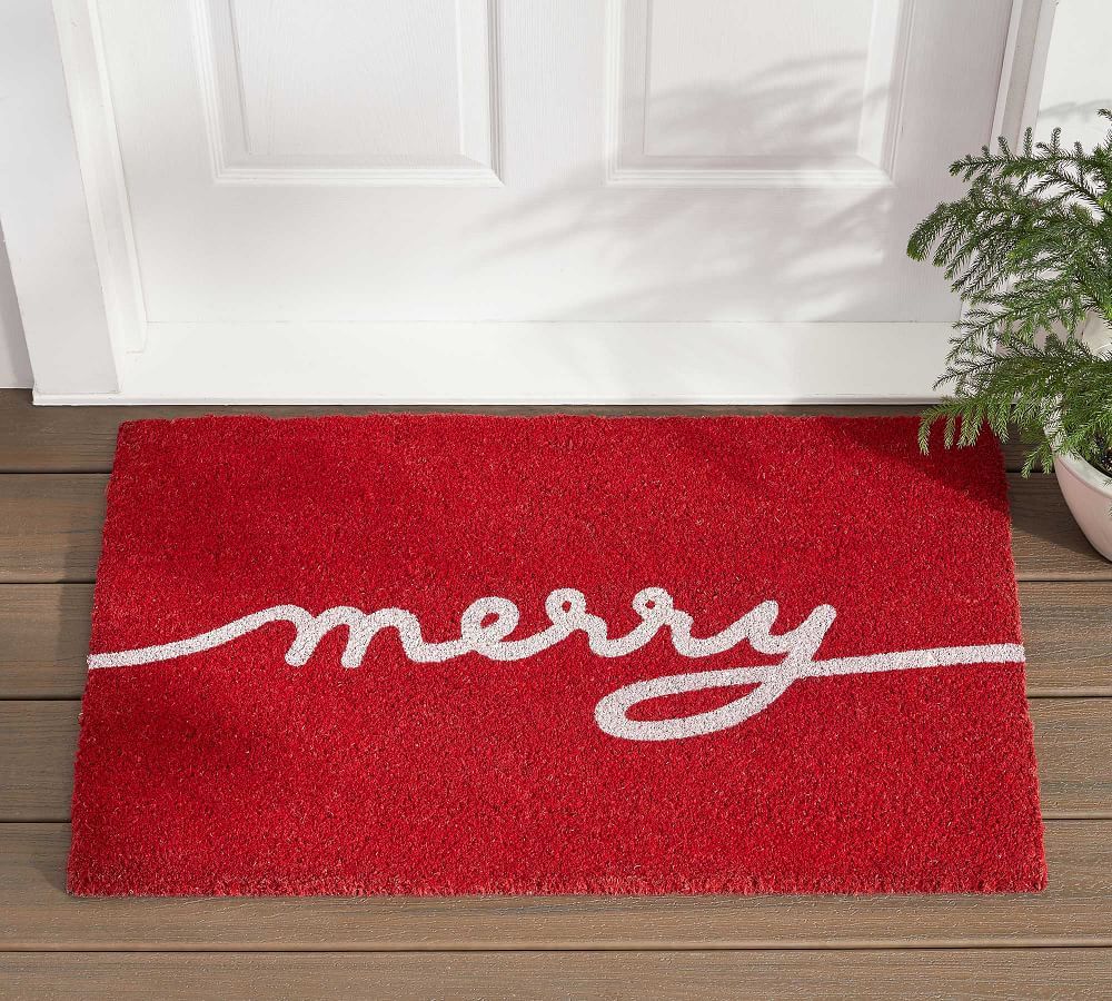 Merry Doormat | Pottery Barn (US)