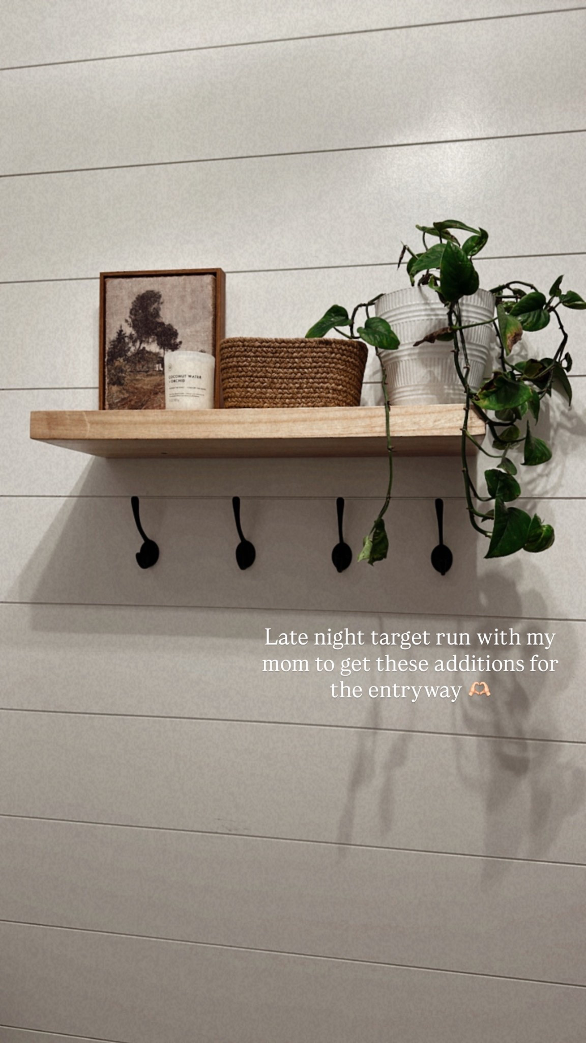 Target finds that instantly cozy up the entryway 🤎 Loving the mix of woven textures, greenery, and a little vintage-inspired art. Perfect little refresh for this space!

⸻

#LTKhome #LTKfinds #LTKtarget #LTKhomeinspo #entrywaydecor #targethome #cozyhome #modernrustic #neutralhome #homestyling #sahmhome