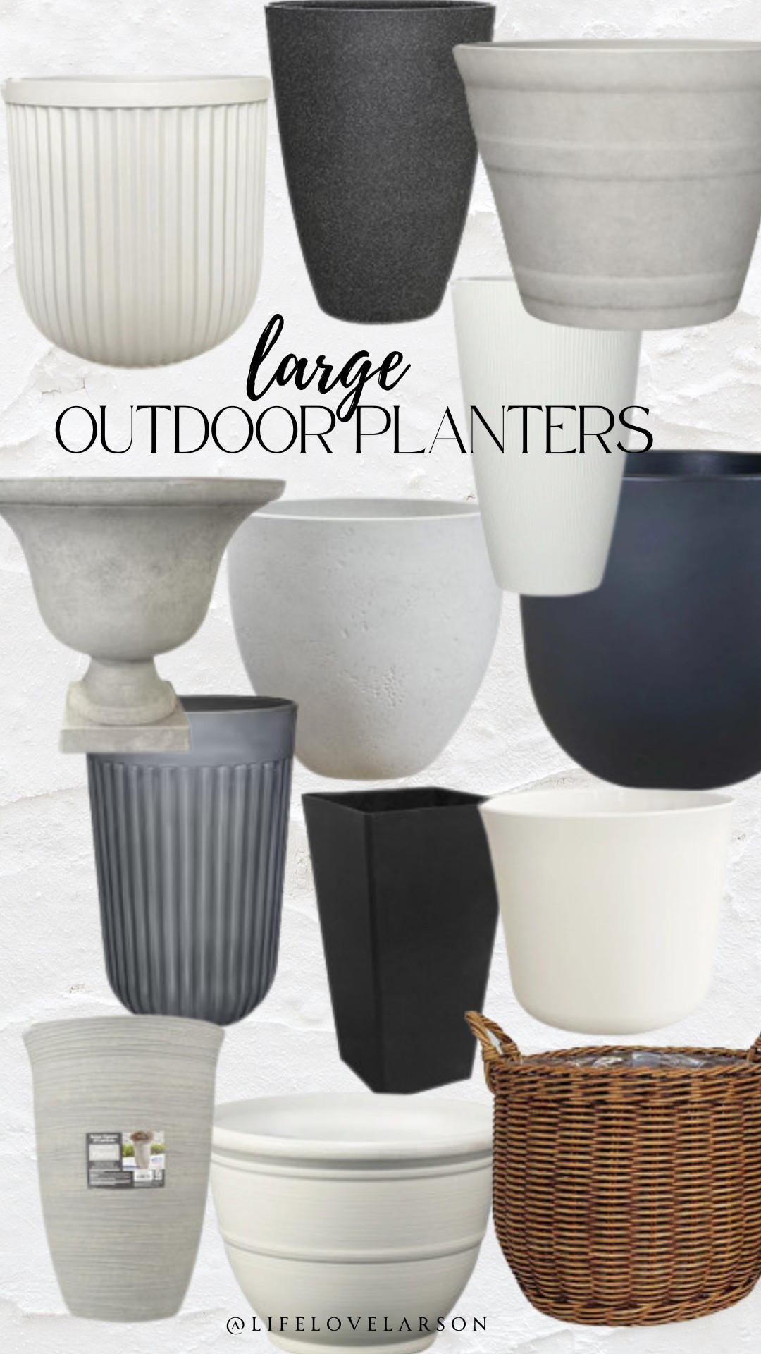 Large outdoor planters, inexpensive planters 

#LTKFindsUnder50 #LTKSeasonal #LTKHome