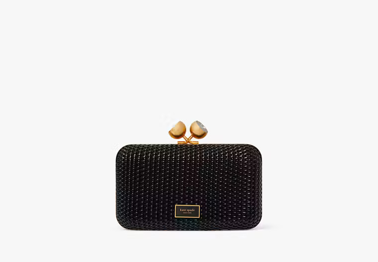 Kisslock Woven Small Clutch | Kate Spade (US)