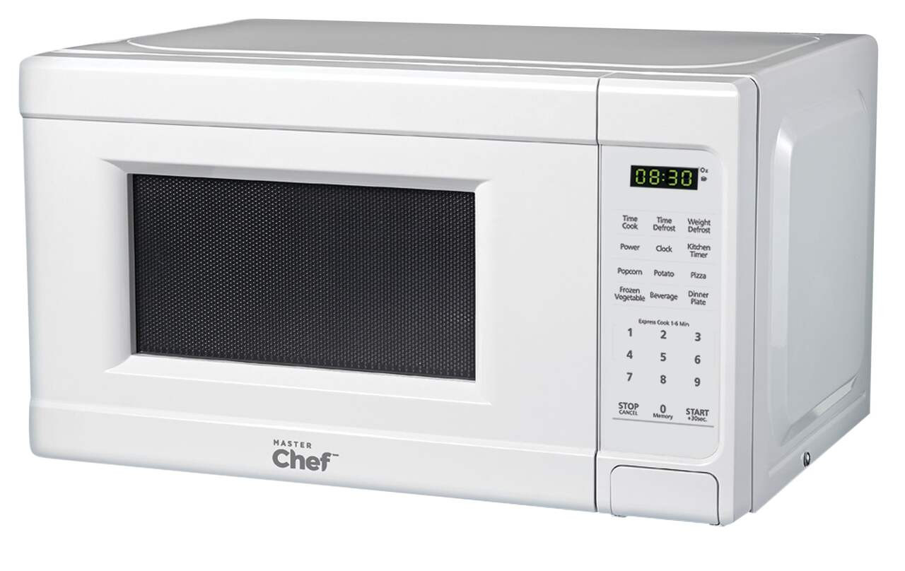 MASTER Chef Countertop Microwave, White, 0.7-cu.ft.#043-1782-0 | Canadian Tire