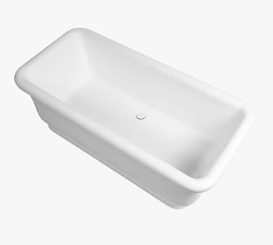 Marjani 71" Handcrafted Freestanding Bathtub | Pottery Barn | Pottery Barn (US)