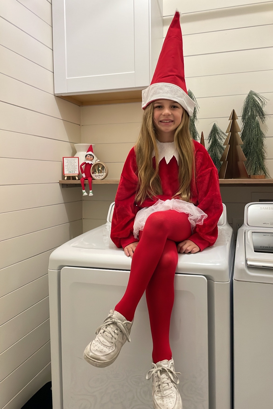 Girls elf on the shelf outfit. DIY elf outfit. Girls fashion. Holiday party for girl. Kids Christmas outfit. 

#LTKGiftGuide #LTKkids #LTKHoliday