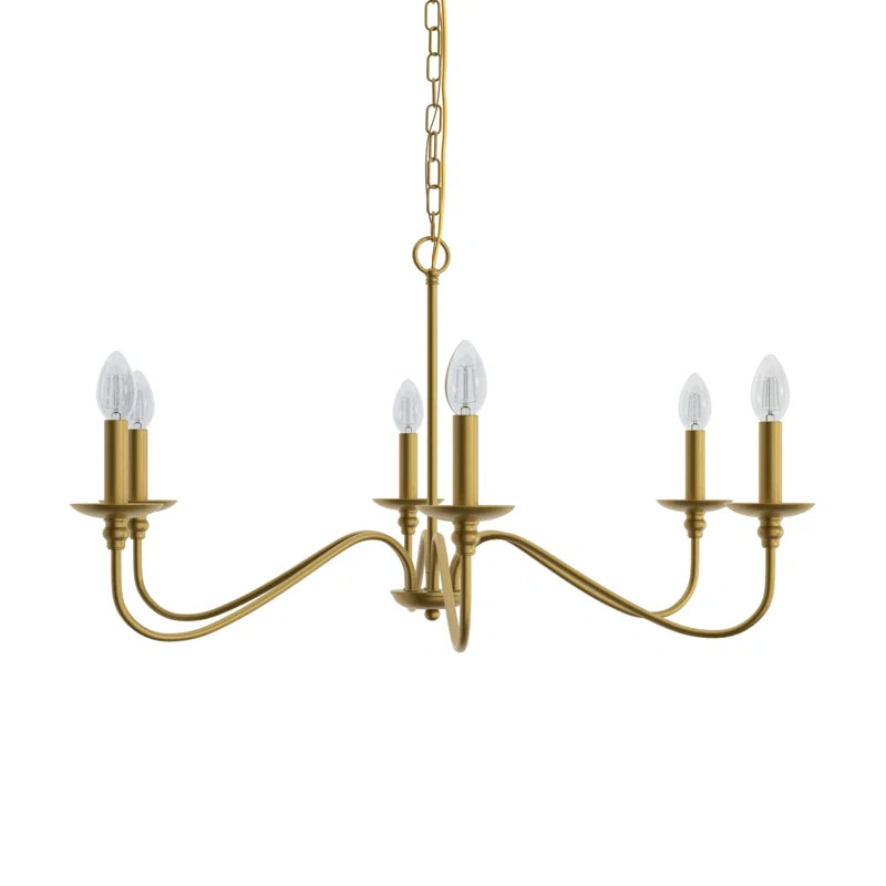 Ableton 6 - Light Dimmable Classic / Traditional Chandelier | Wayfair North America
