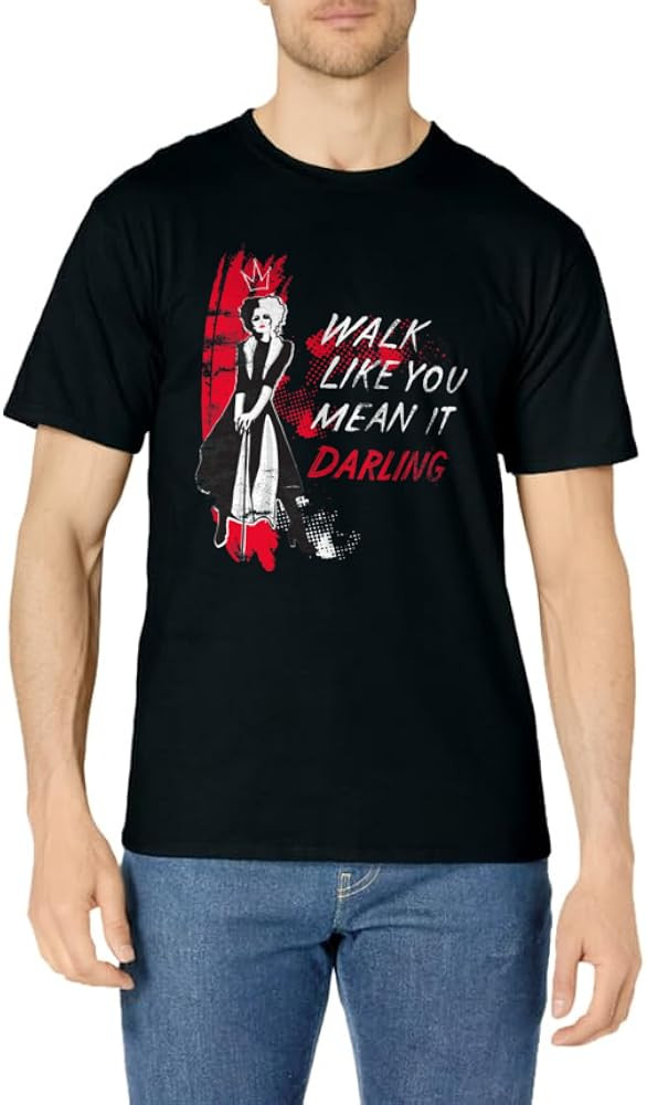Disney Cruella Walk Like You Mean It Daring T-Shirt | Amazon (US)