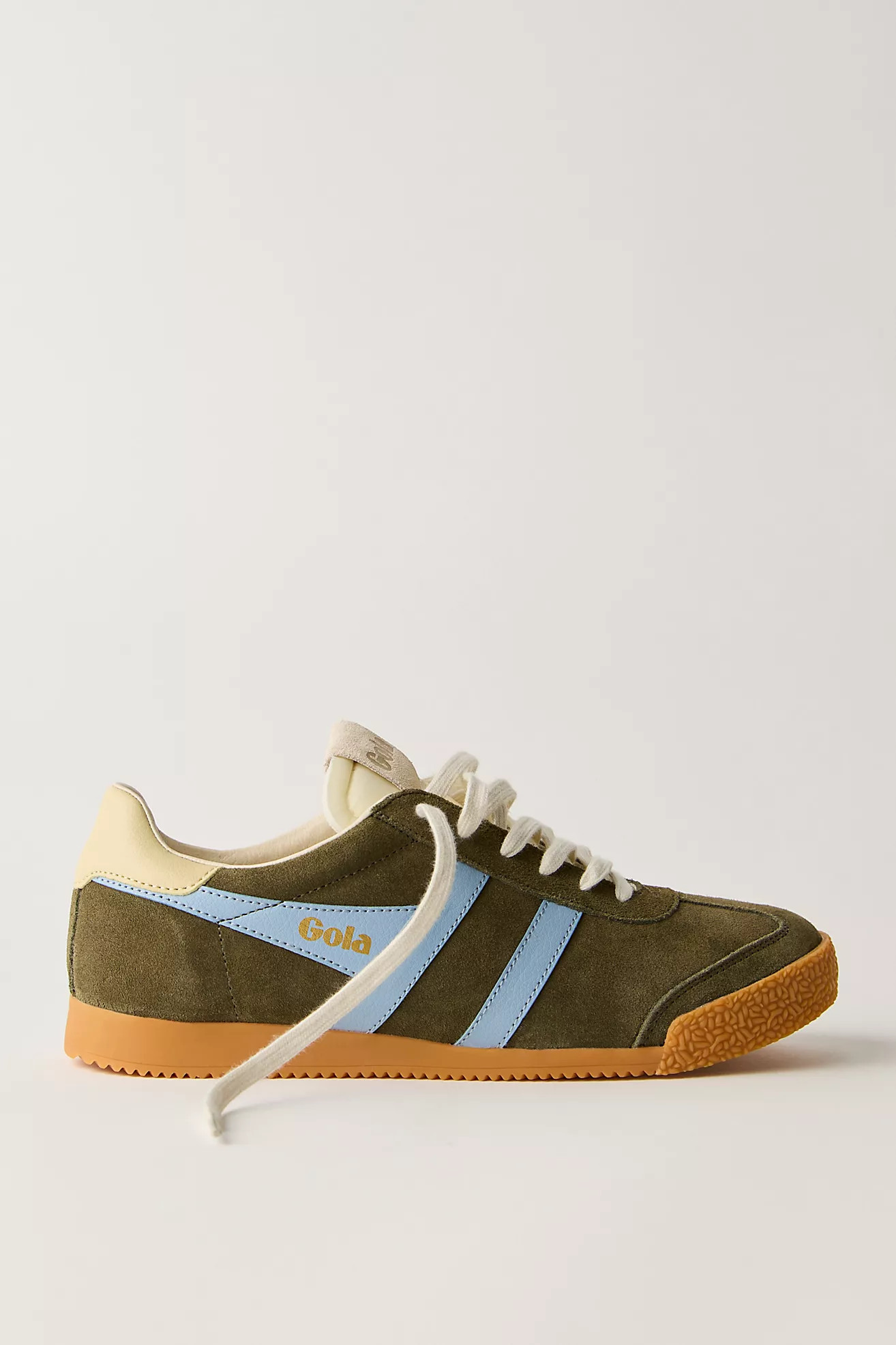 Gola Elan Sneakers by Gola at Free People, Evergreen / Black / Fuchsia, US 5 | Free People (Global - UK&FR Excluded)