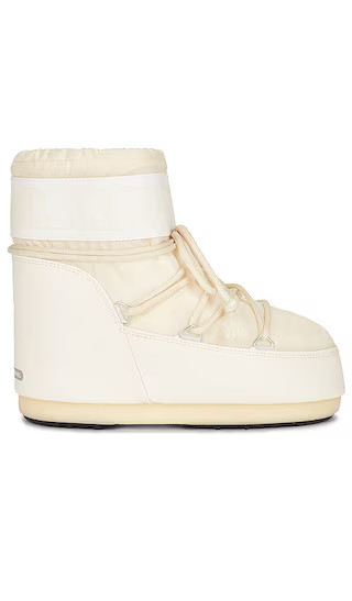 MOON BOOT Icon Low Nylon Boot in Cream. - size 39-41 | Revolve Clothing (Global)