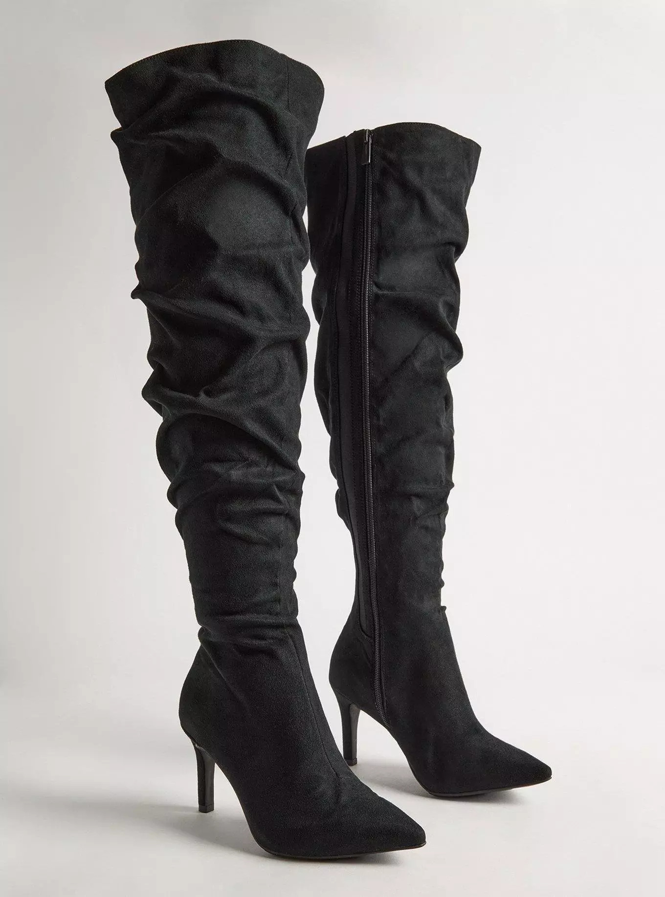 Over The Knee Scrunch Boot (WW) | Torrid (US & Canada)